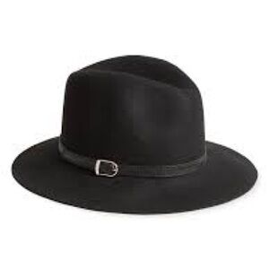Banana Republic Sleek Black Fedora